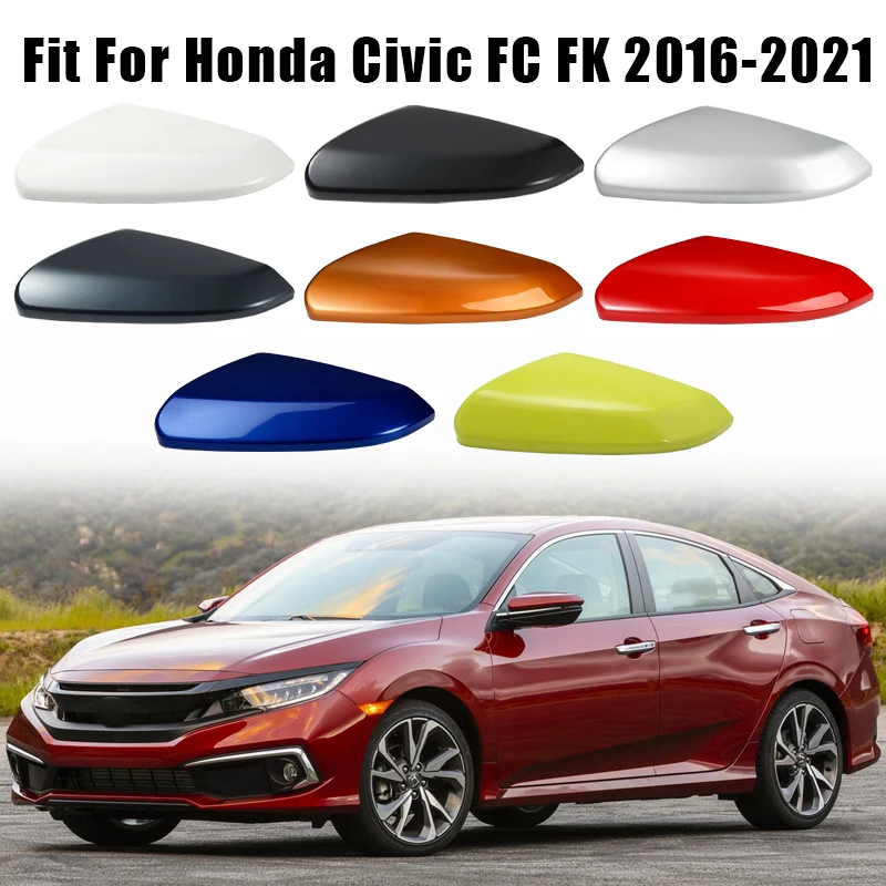 Car Accessories Cover Mirror Rearview Mirror Housing For Honda Civic 10th FC FK 2016 2017 2018 2019 2020 2021 Replace Mirror