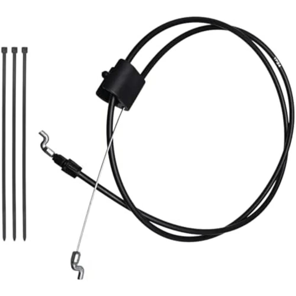 For Lawn Mower Repair Drive for Control Cable Replacement for Control Cable Power Tool Part 55 Inch Total Length 48-1 2 Inch