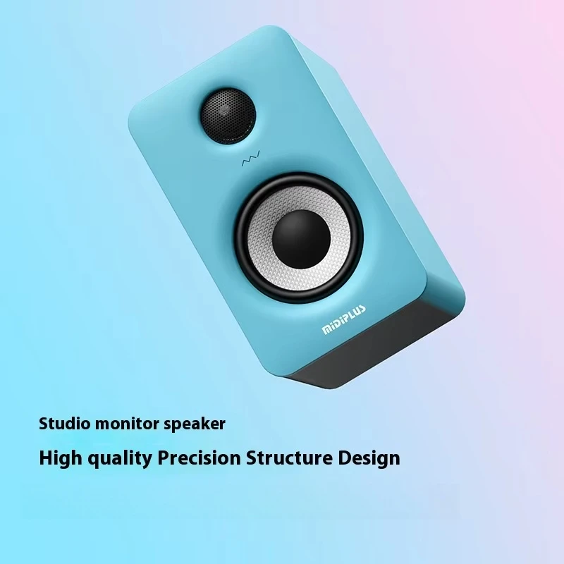 Active Monitor Bluetooth Speaker 3-inch Multimedia Desktop HIFI Professional Computer RGB LED Lighting Stage