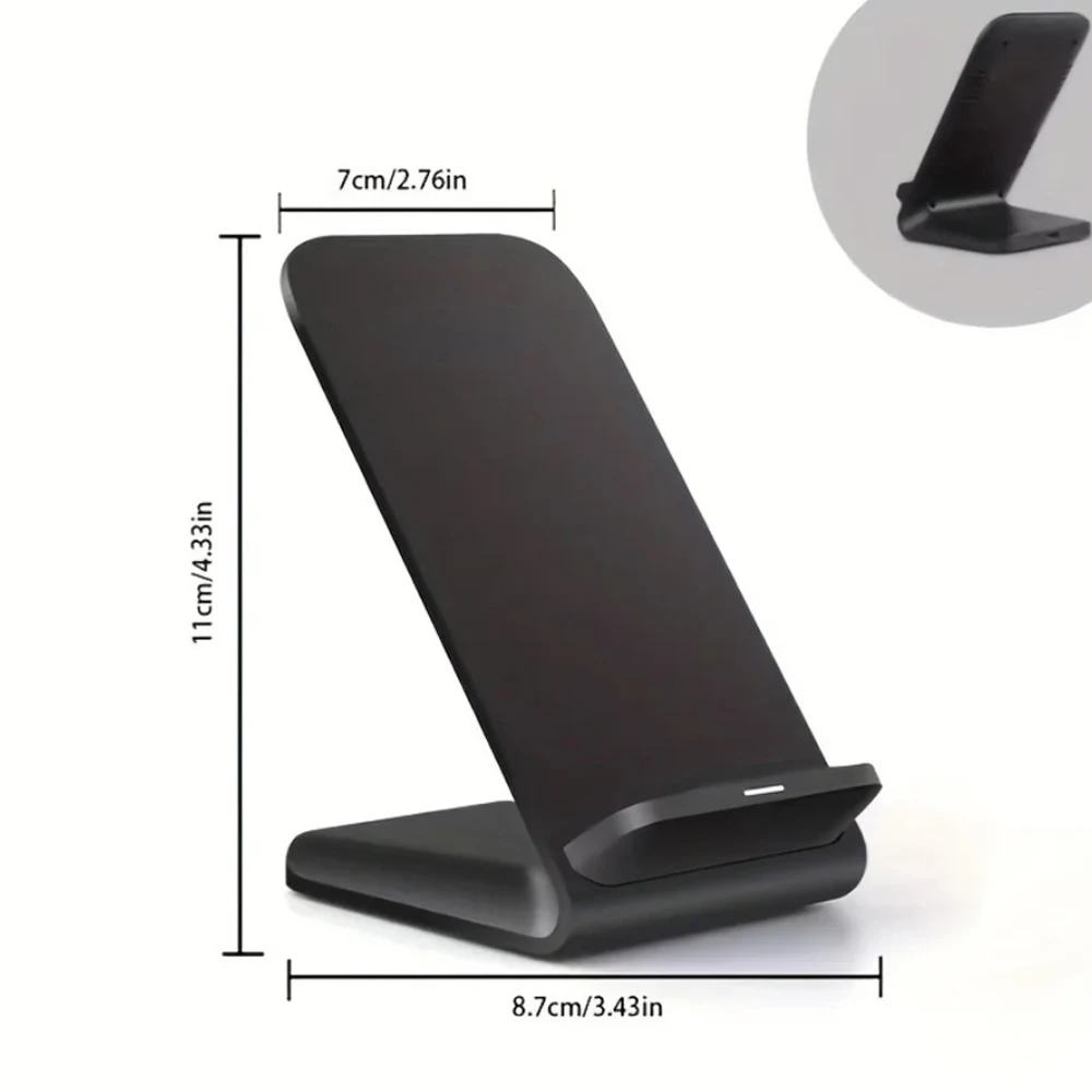 Mobile phone vertical wireless charger desktop stand wireless charger for apple android charging Multi-function wireless charger