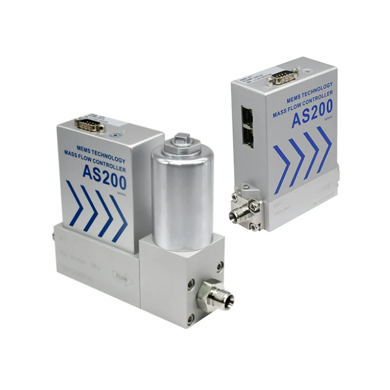 الهواء النيتروجين سبائك الألومنيوم كتلة تدفق متر تحكم ماكس 500L/دقيقة موصل سريع #4