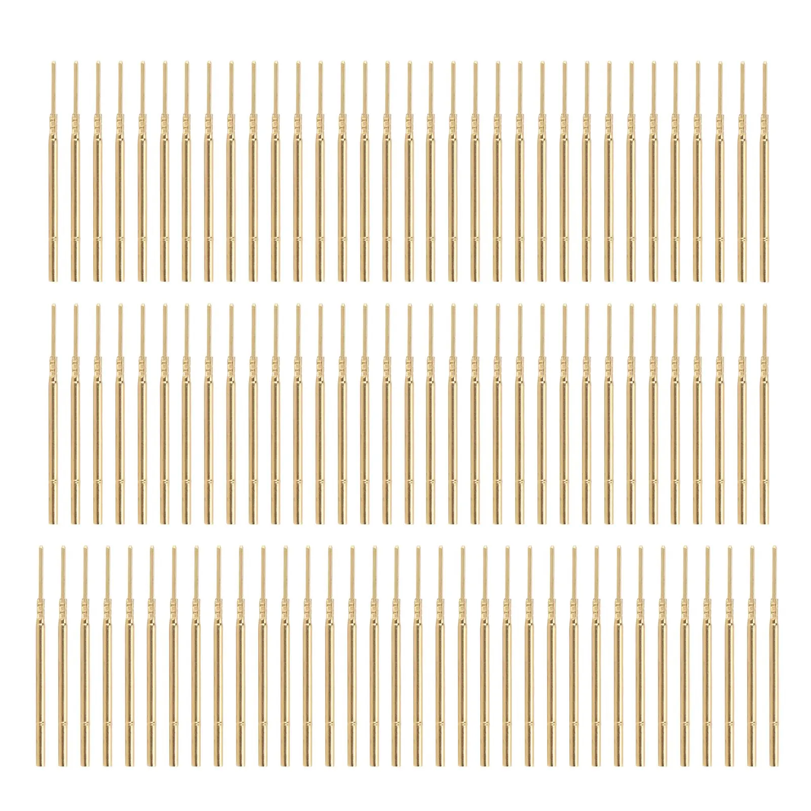 100Pcs Test Needle Sleeve Dia 1.7mm Length 38.3mm Test Probe Sleeve for Electronic Parameter Test