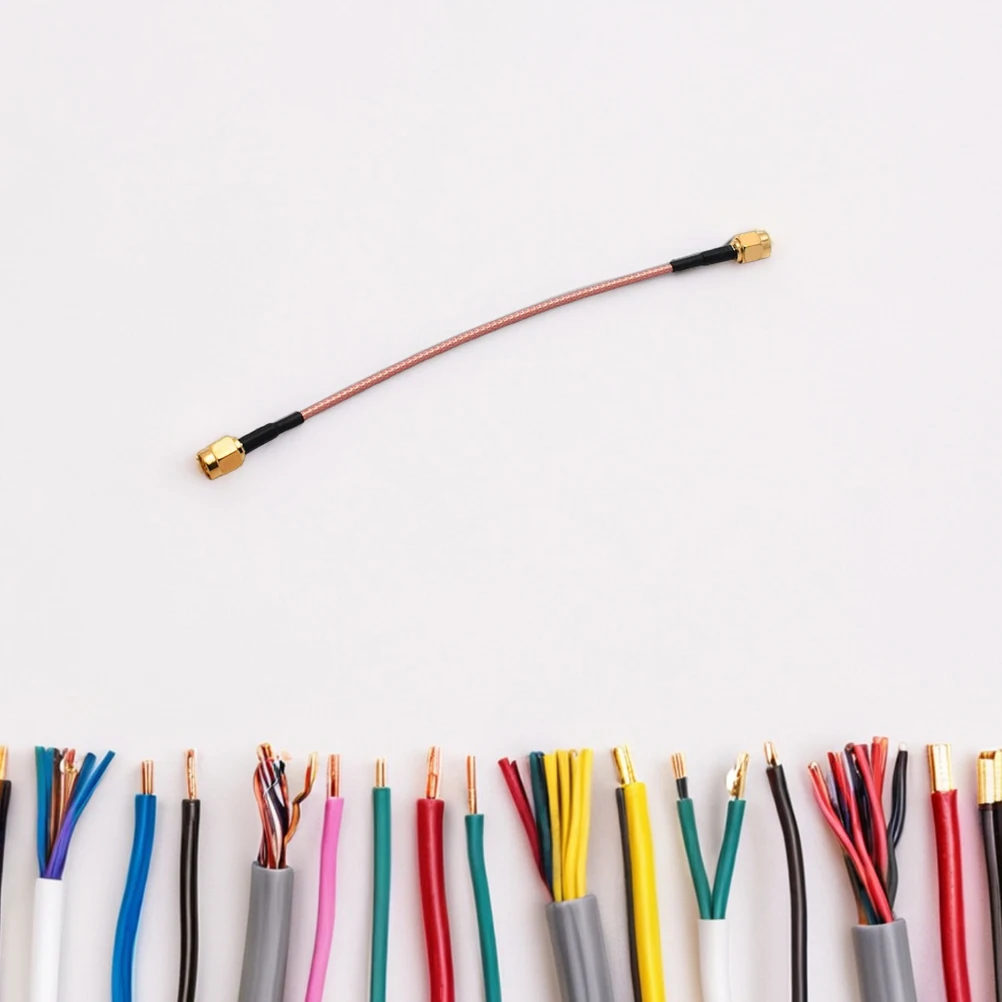 4pcs Sma Male To Male Adapter High Precision Signal Transmission Compact Connector For Wireless Communication Broadcast