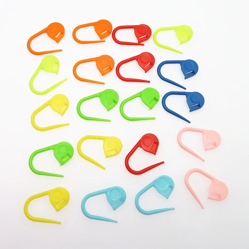 

120Pcs Crochet Stitch Markers Locking Knitting Counters Soft Plastic Stitch Markers for DIY Sweater Scarf Projects Storage