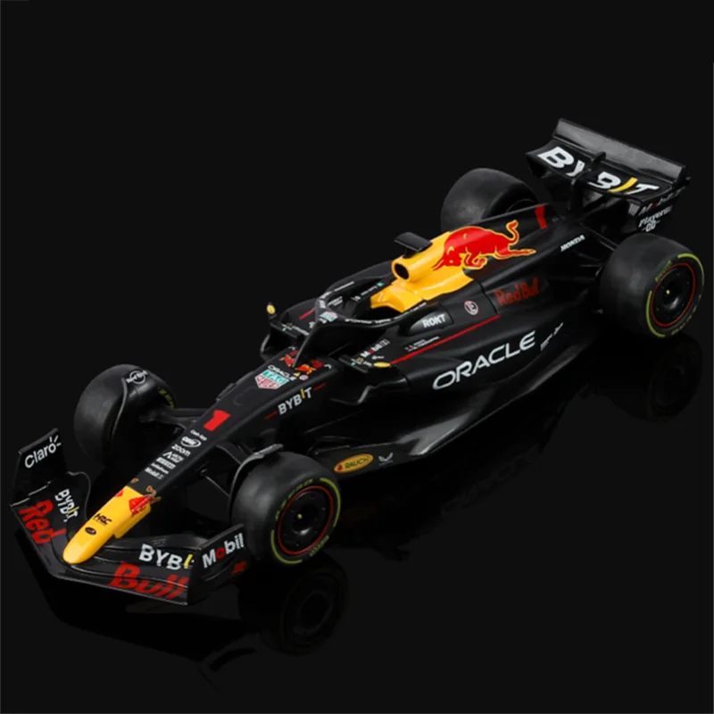 1:24 2023 Campione Red Bull RB19 1 #   Modello di auto da corsa in lega Verstappen Simulazione di formule uno Modello di super auto pressofuso Regali per bambini