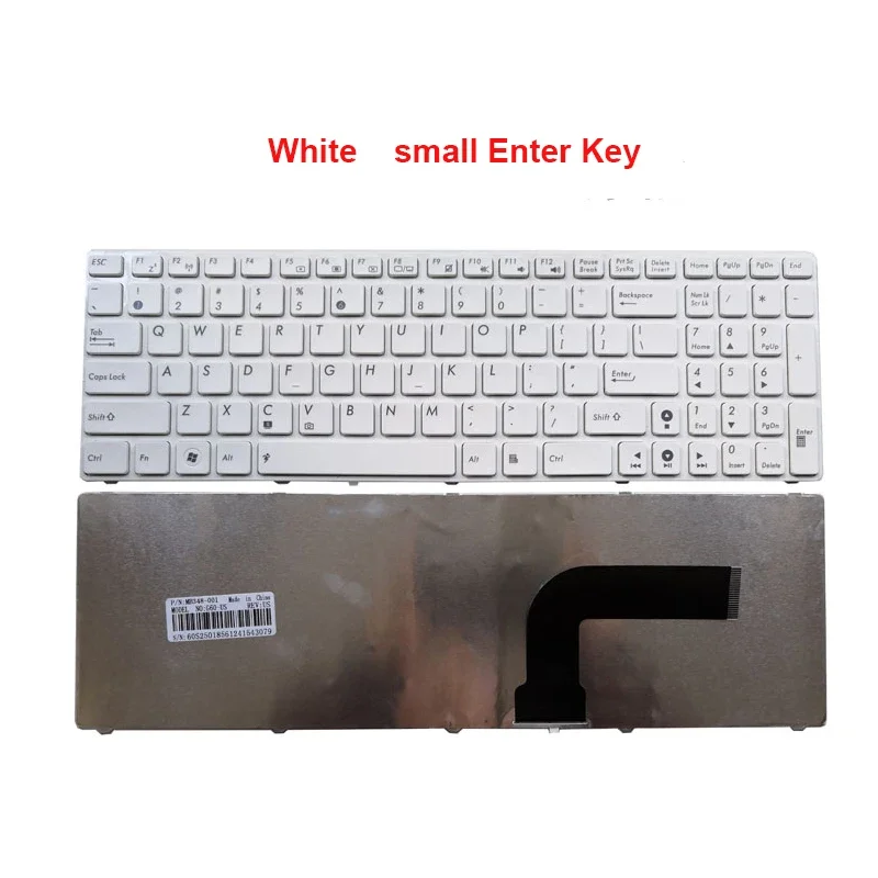 НОВАЯ клавиатура для ноутбука ASUS K55D/DR A52L/J/F K52D/J/N/F/X N53 N53S/SV/SN/SM/T