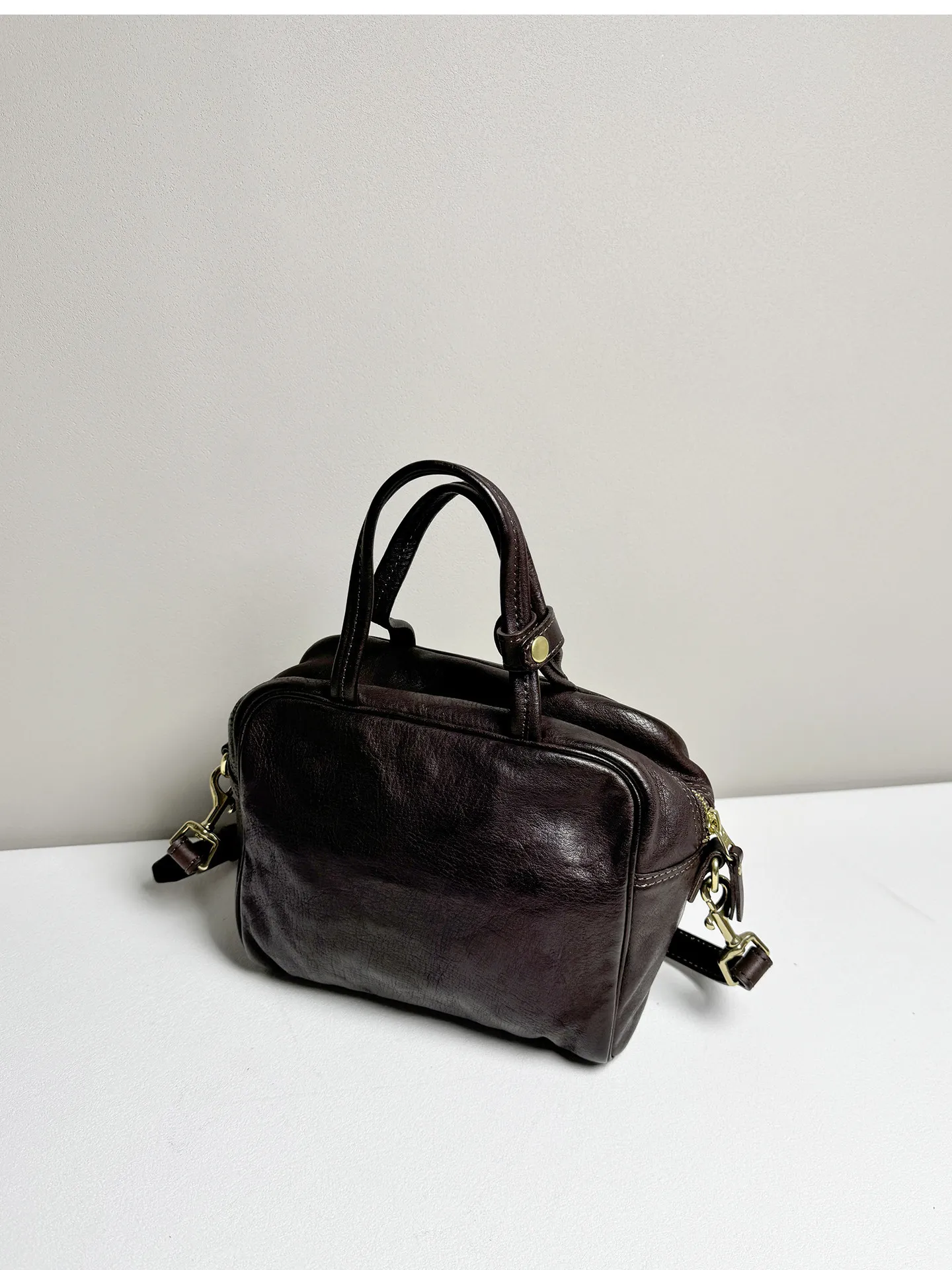 PNDME einfache, modische, hochwertige Damenhandtasche aus Rindsleder der ersten Schicht, Outdoor-Party-Luxus-Umhängetasche aus weichem Echtleder – Detail 10