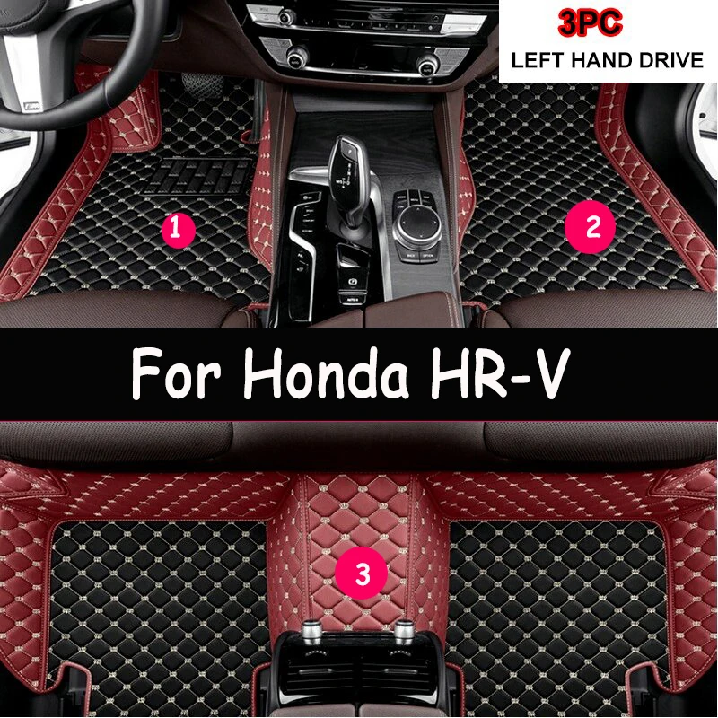 

Автомобильный коврик для Honda HR-V e:HEV e:NS1 e:NP1 e:Ny1 RV5 RV6 HRV Vezel 2022 2023 2024, электрическая версия, автомобильные коврики, автомобильные аксессуары