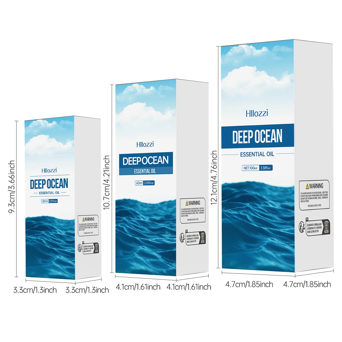 100ml/60ml/30ml Deep Sea Essen - Perfume Fragrance Soap recensione e prezzo