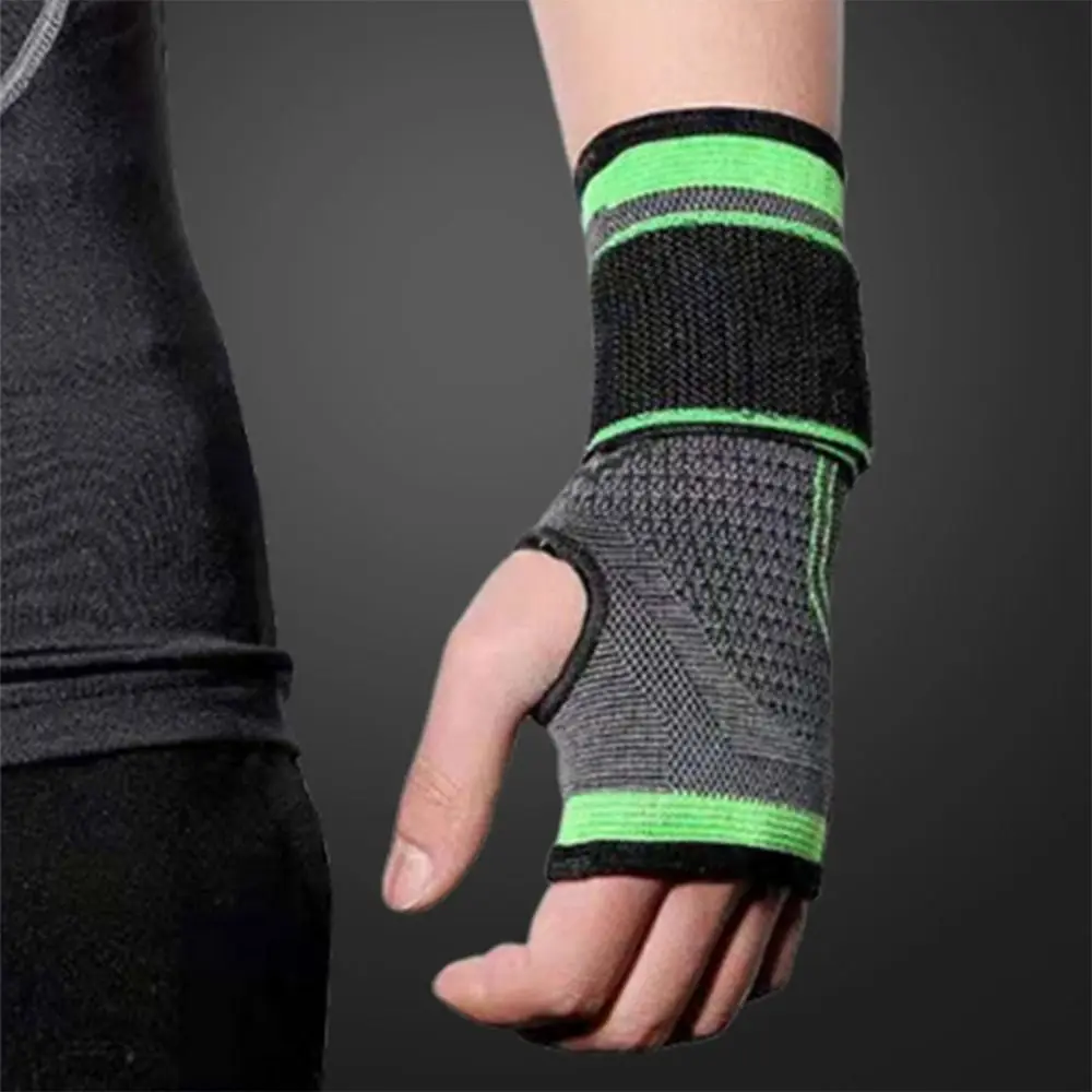 Adjustable Strap Wristband Elastic Compression Breathable Design Wrist Support Palm Guard Compression Gloves Carpal Tunnel