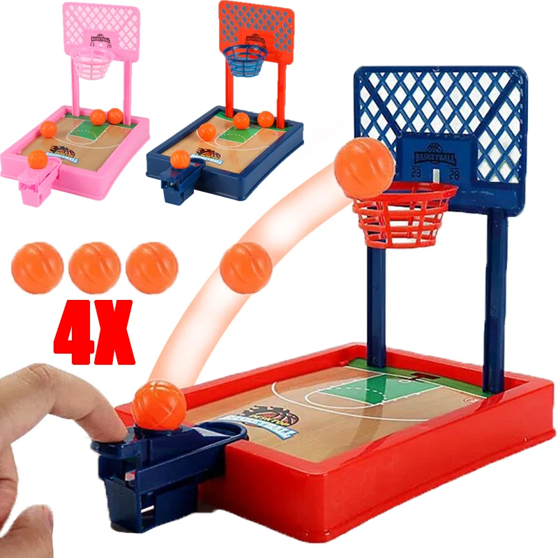 

Mini Basketball Finger Toys Kids Adults Desktop Board Games Children Shooting Machine Playing Table Interactive Sport Games