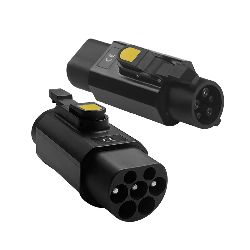 

Product Distributors New 7KW Portable EV Charging Station Adapter 220V 32A with Charging Gun Compatible with Type1 Type2 EV Cars