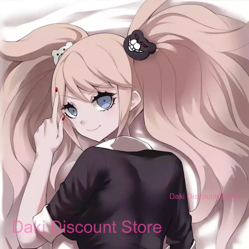 Dakimakura Enoshima Junko Anime Double Sided Print Life Size Body Pillow Cover Pillowcase