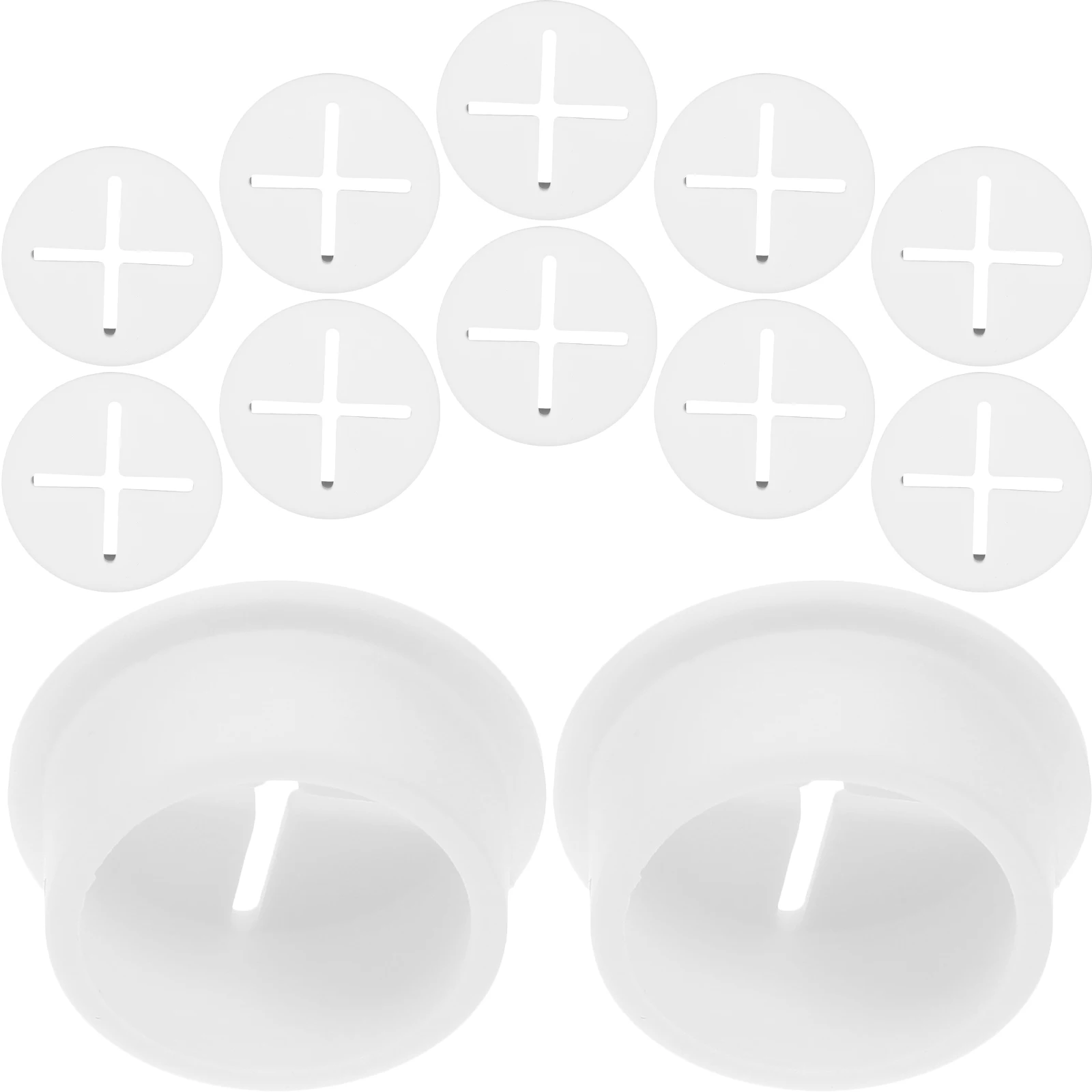

20pcs Rubber Cable Hole Cover Wire Grommet 25mm Diameter Desk Office Furniture Wire Management Plastic