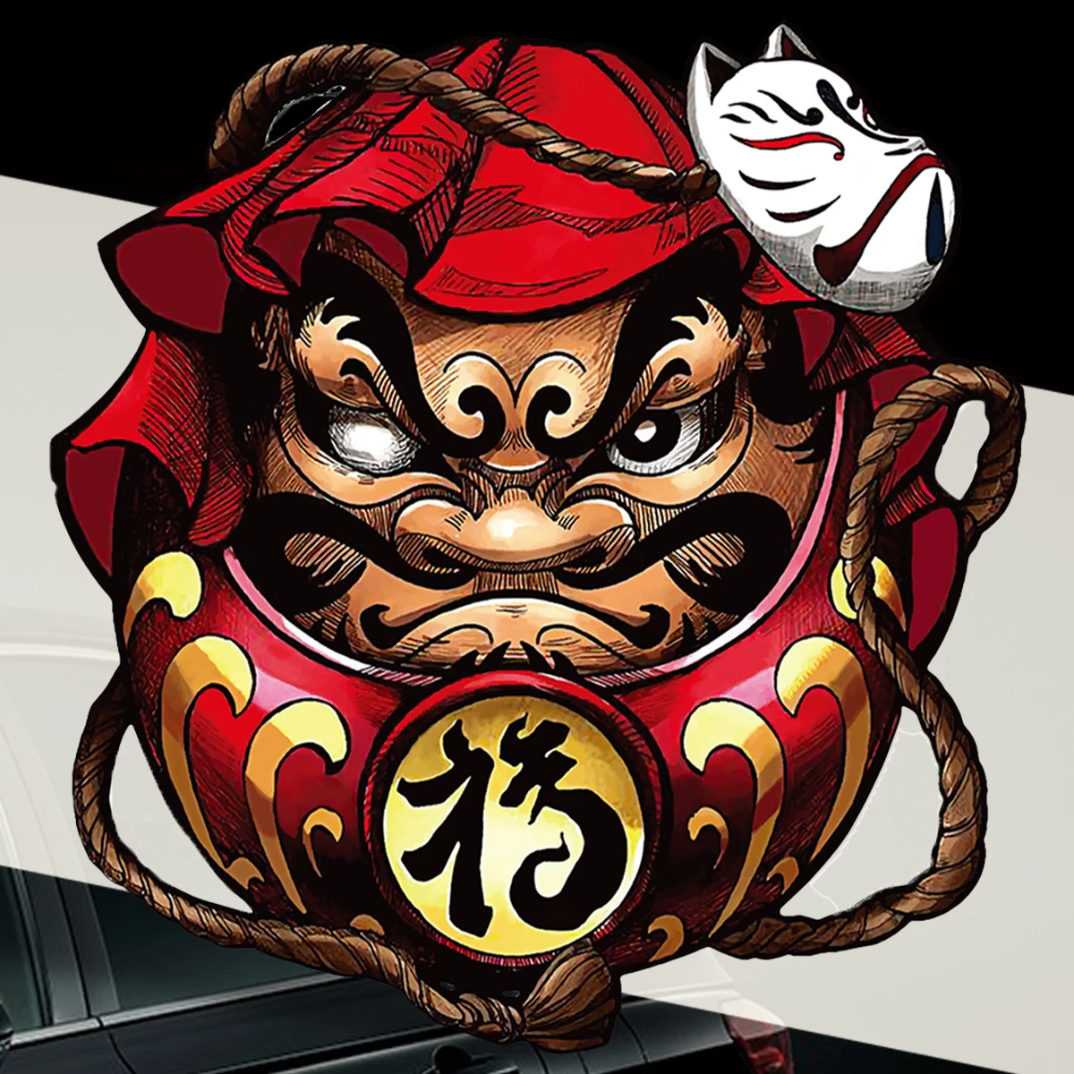 Dharma Car Japan Phone Locomotive  Motorcycle Helmet Body Window  Windshield Skateboard Laptop Graffiti Vinyl Decal Stickers