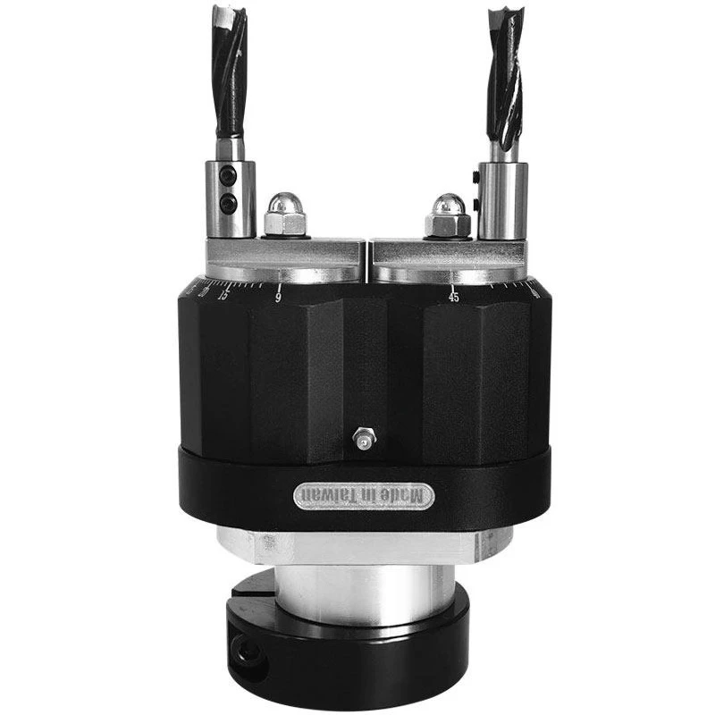 For Aluminum Alloy Woodworking Drill Bag Multi-axis Multi-head, Three Hole, Hinged Drill Bag