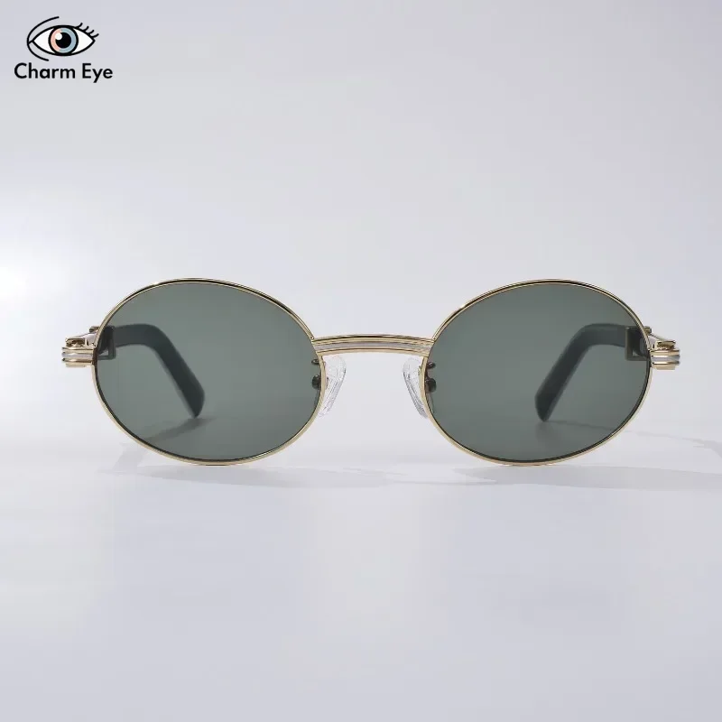 

Women Sunglasses Fashion Titanium Acetate Oval Shaped Protective UV400 New Eyeglass High-quality Men Outdoor Driving Sun Glasses