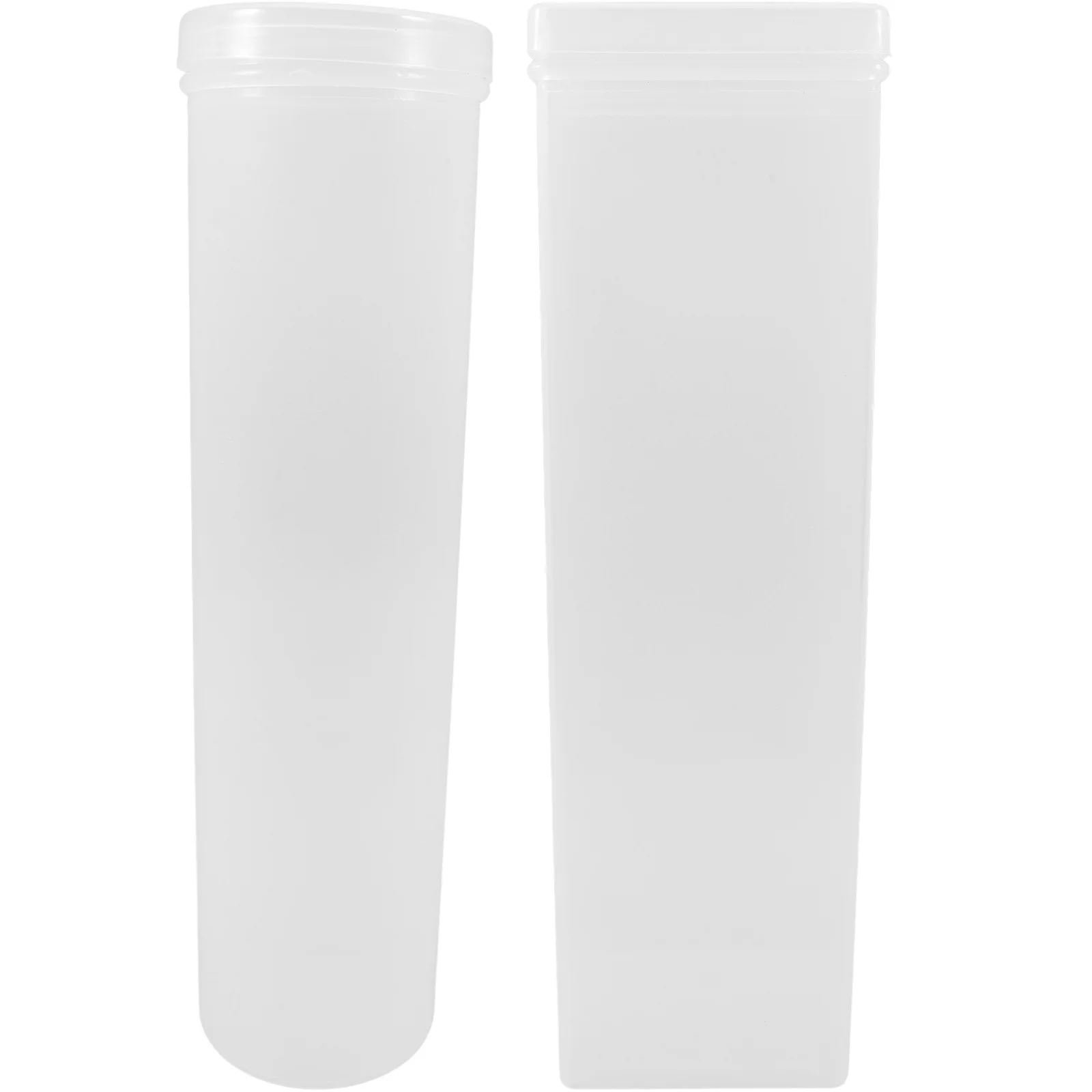 Caja de conservación de alimentos, contenedor hermético transparente para galletas, galletas, patatas fritas, Donuts, almacenamiento de cereales y galletas, 2 uds.