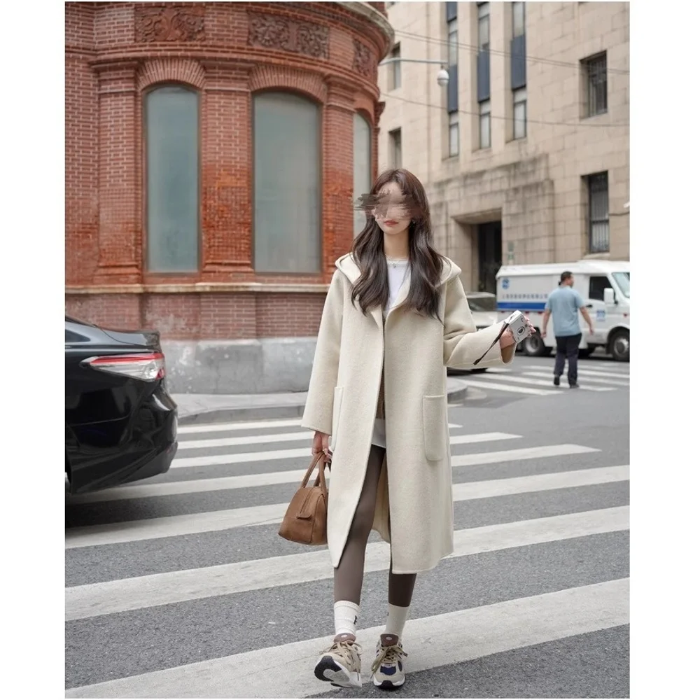 Trench da donna Trench grandi pezzi Protezione solare Stampa minimalista Qualità Goth High-End Sensazione lusinghiera Copertura