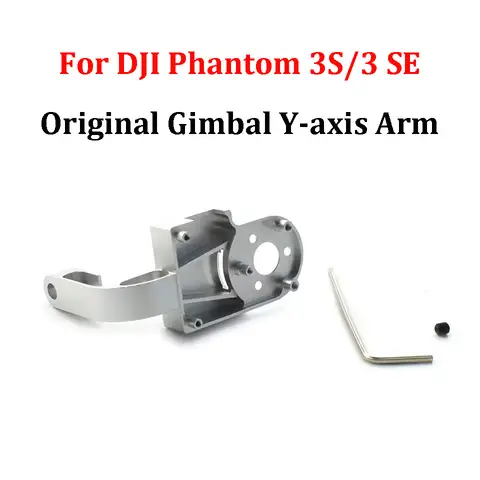 Original Gimbal Camera Yaw Arm for DJI Phantom 3S/3 SE Drone Replacement PTZ Y-axis Arms Upper Bracket Repair Parts Brand New