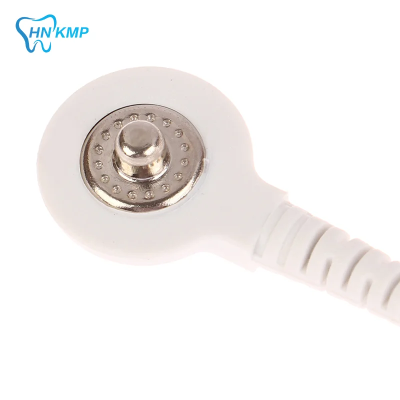 2Pcs 2.0mm Snap To 3.5mm Male Plug Electrode Lead Wire Replacement Cables For TENS EMS Massage Device