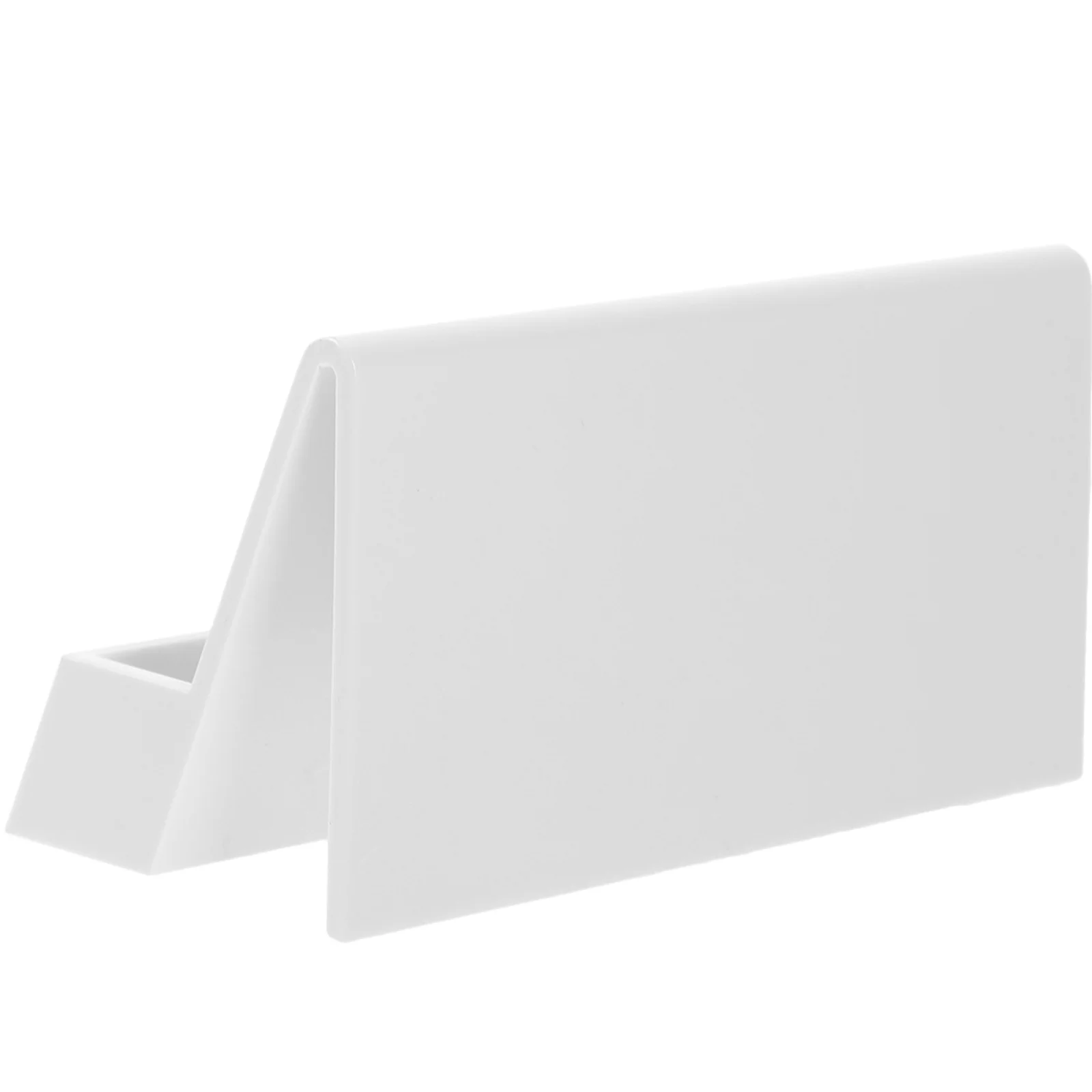 Visitekaarthouder Plastic Bureau Naamkaartje Display Organizer Stand Visitekaartjes Opslag Houder Kantoorkaarten Organizer