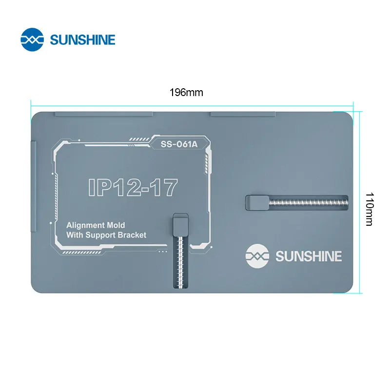 SUNSHINE SS-061A Frame Alignment Laminating Mold for IPhone 12-17 Spring‑Loaded Automatic Positioning Laminating Pad