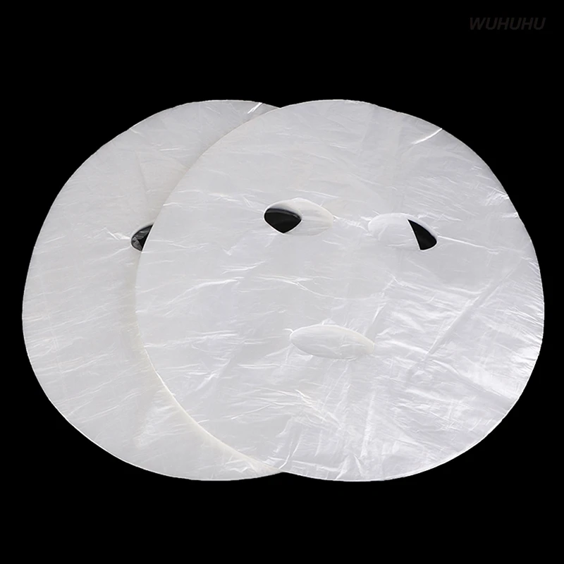 200 Pcs Full Face Cleaner Mask Plastic Film Paper Disposable Face Beauty Tool
