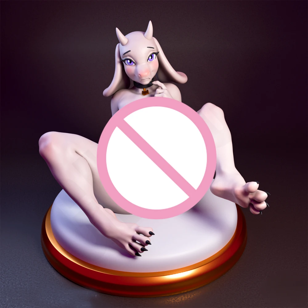 

1/24 комплект модели для 3d печати NSFW, сексуальная фигурка Toriel FUTA, комплект модели из смолы, сделай сам, миниатюрная редукционная статуя, неокрашенный комплект, игрушки