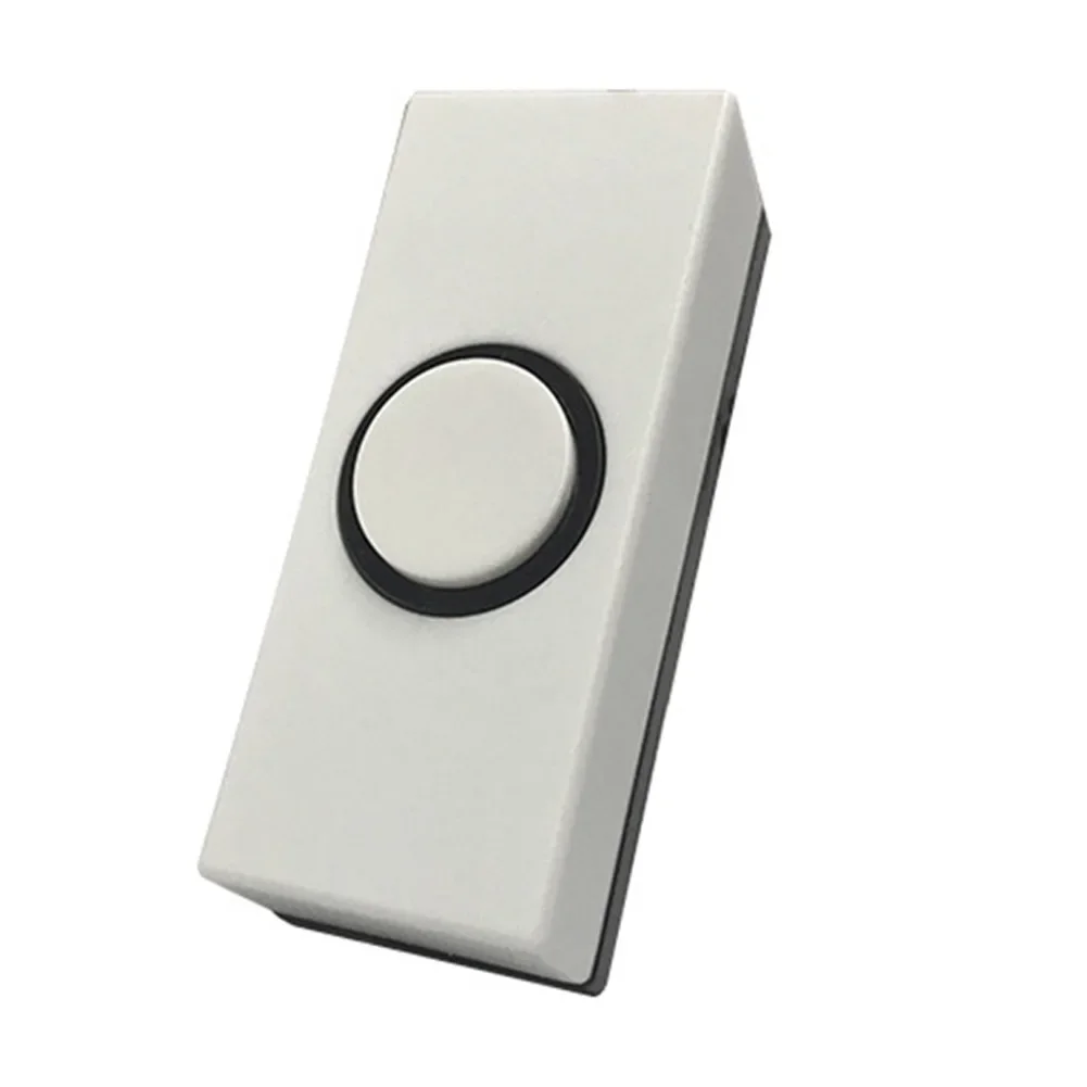 Plastic Hard Wiring Press Button Press Button Push Press White 86MMX37MMX22MM Chime Bell Door Bell Inserts Wall