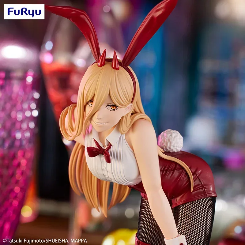 Stock Original Boxed FuRyu Chainsaw Man Makima Power BiCute Bunnies Action Anime Figure 25cm Collectible Model Doll Statue Gift