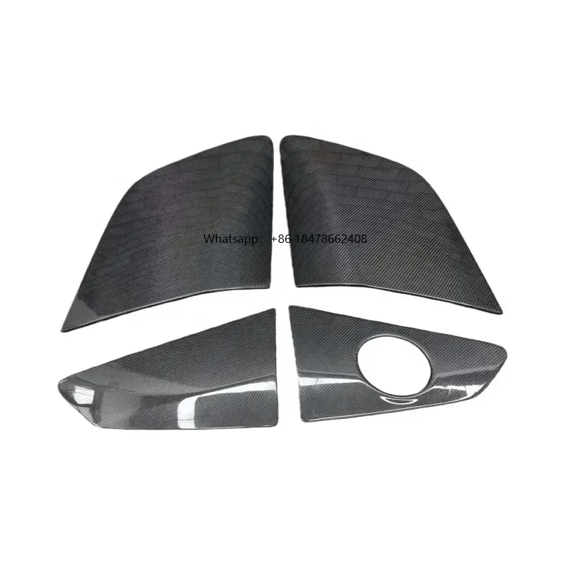 High-quality Body Kit OEM Style Dry Carbon Fiber Rear Fender Air Vents Side Vents Car Window Vent for R8 2016-2023