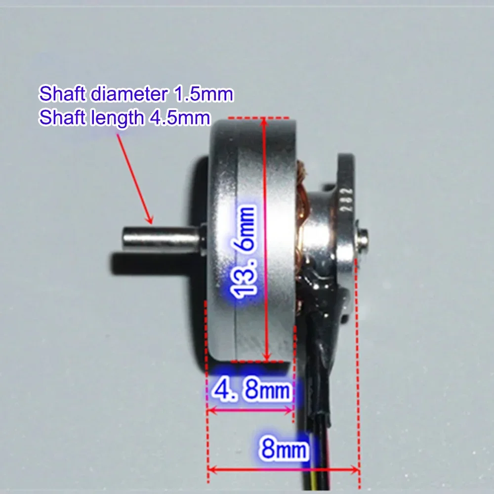Mini 1103 Brushless Motor 1-2S Aircraft Model High Speed 15000KV for FPV Racing RC Drone Whoop Quadcopter Micro Brushless Motor