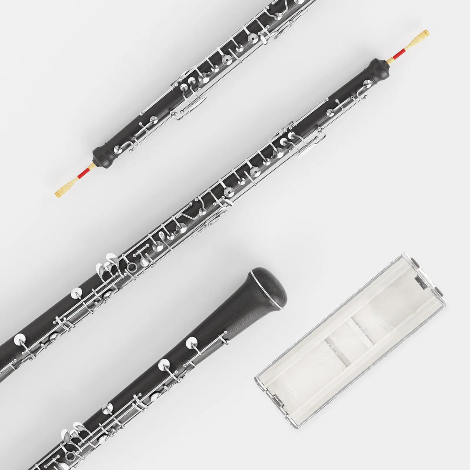 

Oboe Reed Box High Grade Abs Durable Ventilated Storage Holder Moisture Resistant Plastic Container For Oboe Reed