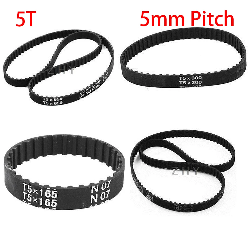 

T5x610mm T5x620mm 122 124 T Tooth 10mm 15mm 25mm 30mm 35mm To 50mm Width 5mm Pitch Speed Control Cogged Synchronous Timing Belt