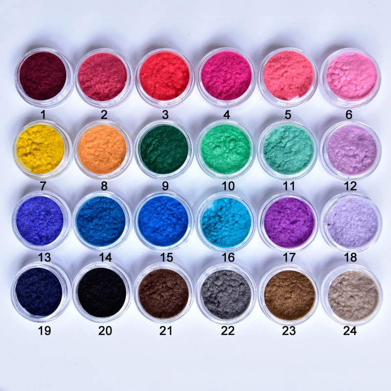 24Colors/Set Flocking Velvet Nail Powder Colorful Villus Powder for UV Gel Polish Nail Art Decoratio Velvet Flocking Nail Powder