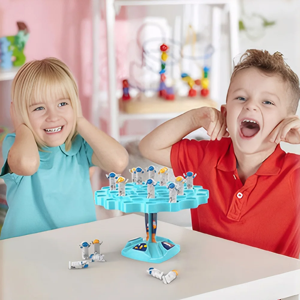 Balance Astronaut Board Parent-Child Interaction Educational Balance Tree  Spaceman Balance Tree Game Family Table Game Set