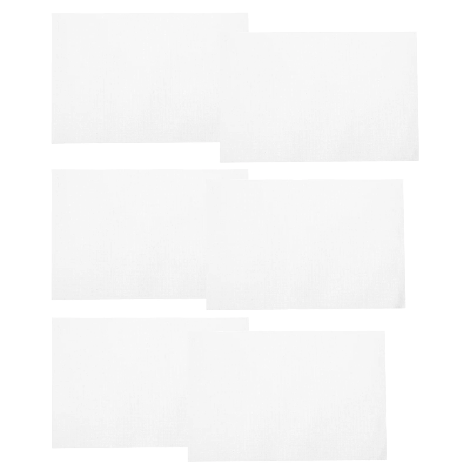 

6pcs Cotton Embroidery Fabric 30x45cm White Color Cross Stitch DIY Needlework Cloth Linen Handmade Sewing Materials