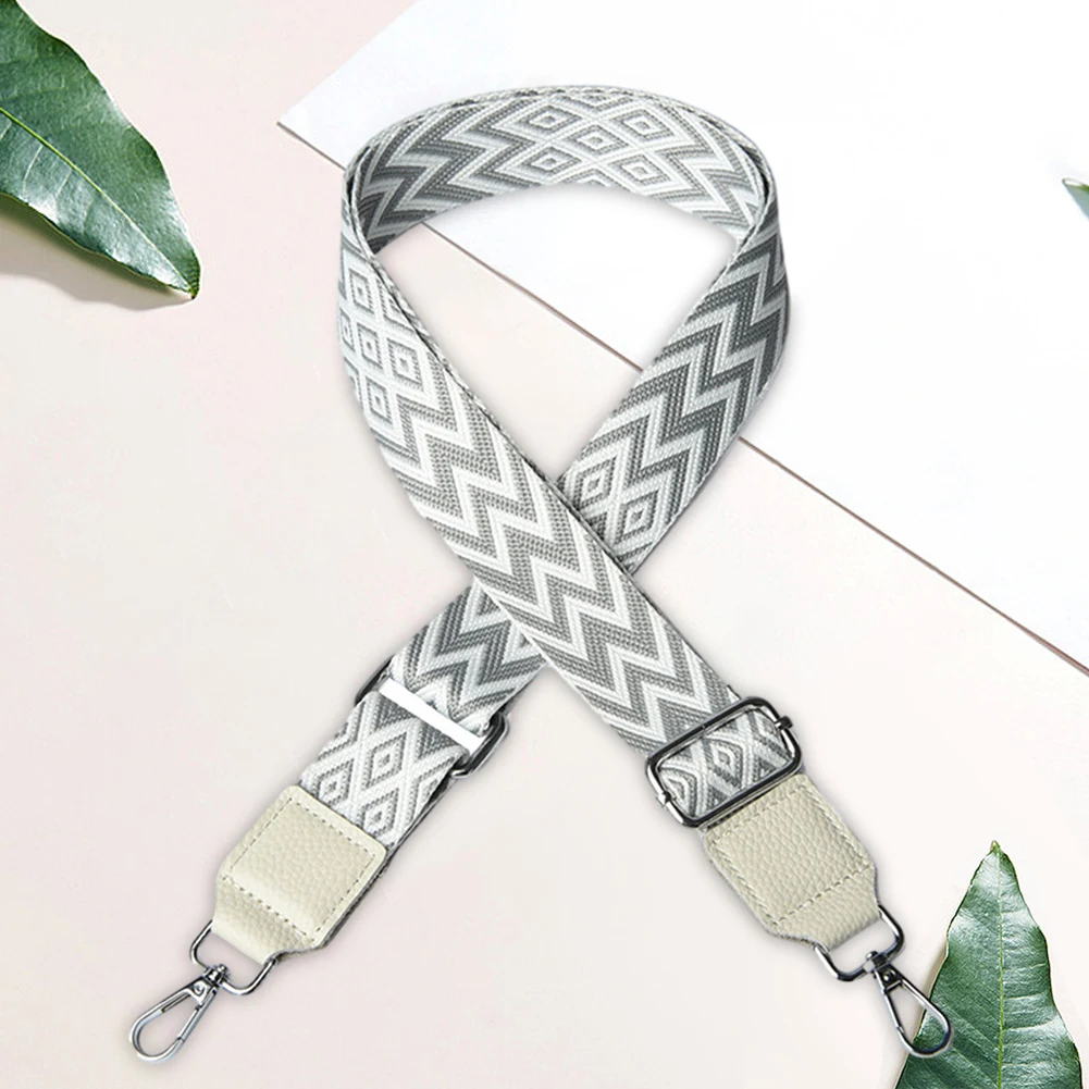 Alças de bolsa crossbody 3,8 cm de largura Alça elegante 360 °   Cinto de bolsa de cabeça rotativa 80-140cm ajustável para substituição de alça de bolsas