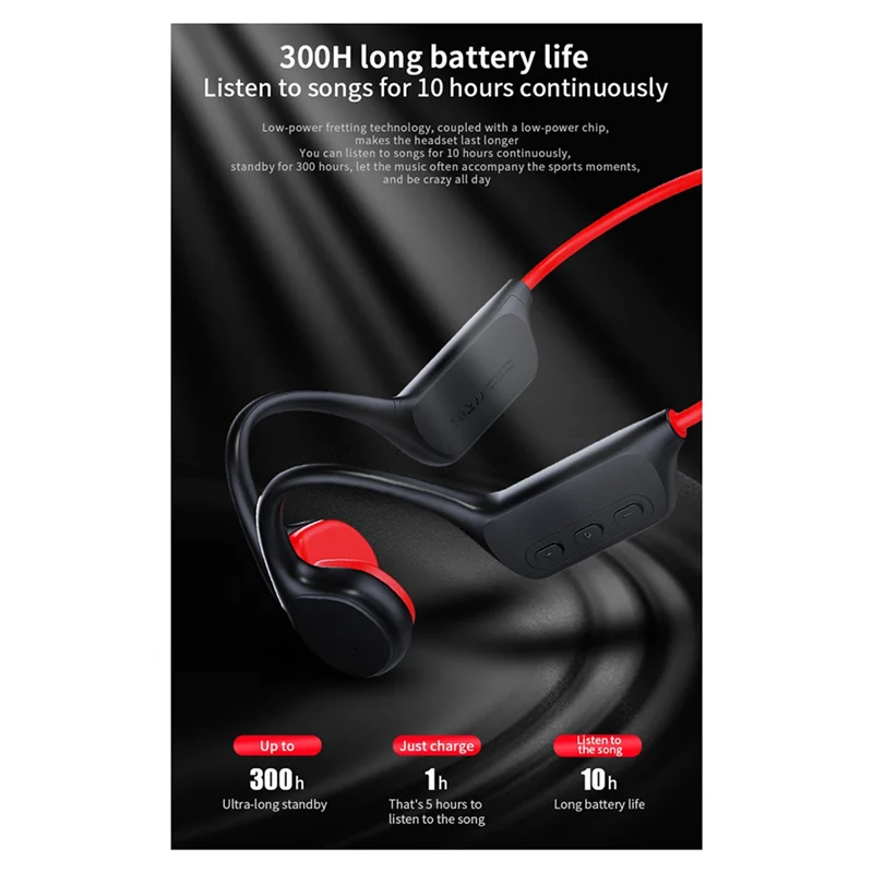 Excellent-Open Ear Sport Headphones Built-In 32GB MP3 Bluetooth 5.3 Wireless Bone Conduction Earphones For Running Workouts