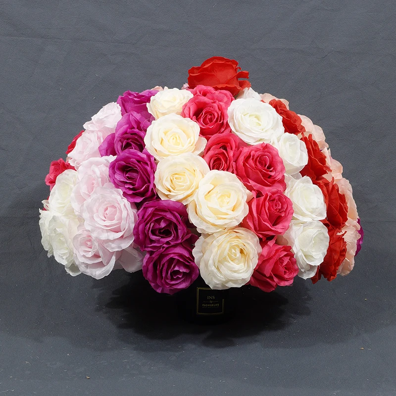 

Новый трансграничный искусственный цветок, большой цветочный шар, свадебное украшение, день рождения, добро пожаловать, цветок, композиция для домашней сцены