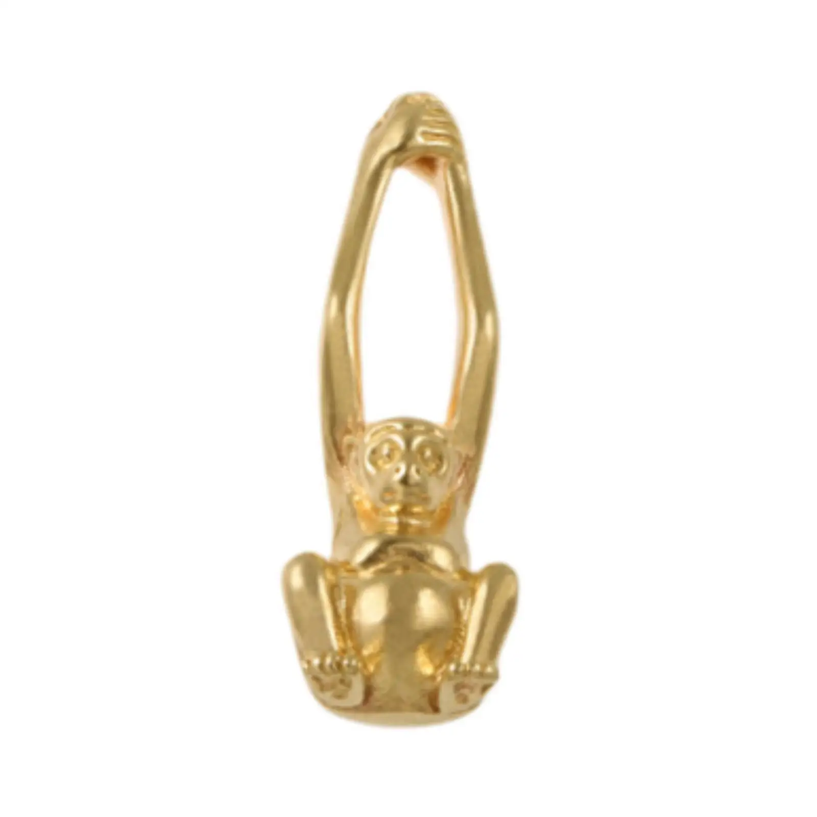 Brass Monkey Furniture Handle Cabinet Pull Hardware Animal Statue Copper Funny Kitchen Drawer Handle for Living Room Bedroom