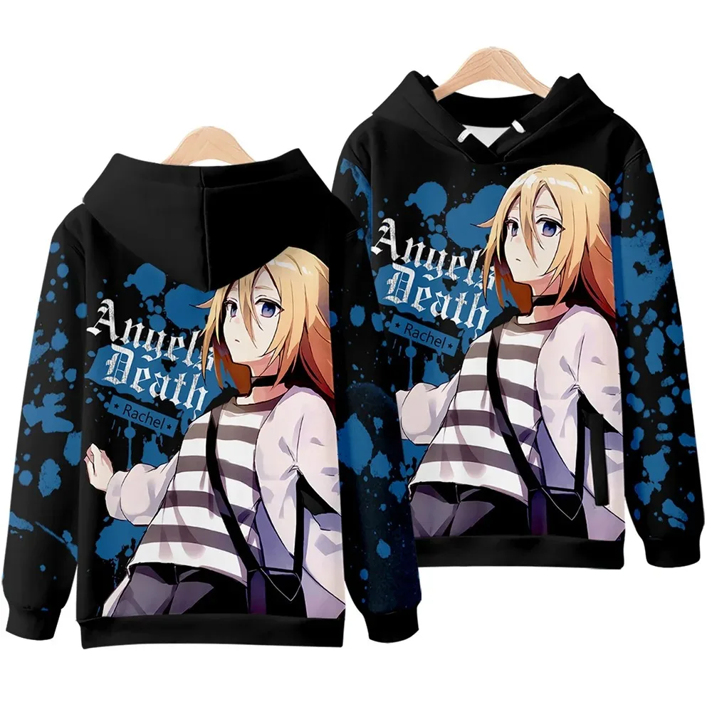 Anime Angels of Death Zack Isaac Foster Ray Rachel Gardner Cosplay Hoodie Hip Hop Graphic Sweatshirts Poleron Hombre Streetwear