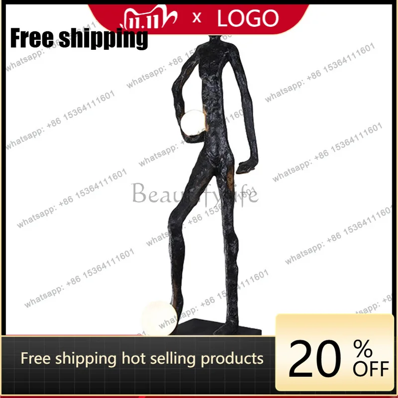 LS hands and feet top ball humanoid sculpture floor model house abstract artwork decorative statue ornament
