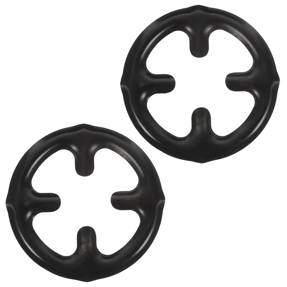 

2pcs Coffee Pot Rack Small Stove Metal Stand Shelf Nonslip Gas Hob Holder Round Bottom Fixing Kitchen Storage Tools