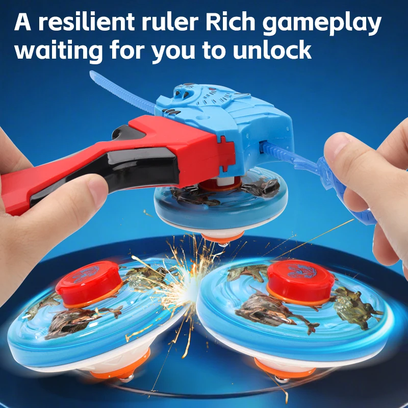 1/2/4 مجموعة تدور الدوران القتالية معركة الدوران تحلق الكرة الدوارة مع القرص إبقاء التوازن الأولاد لعبة حفلة تنافسية اللعب هدية عيد الميلاد