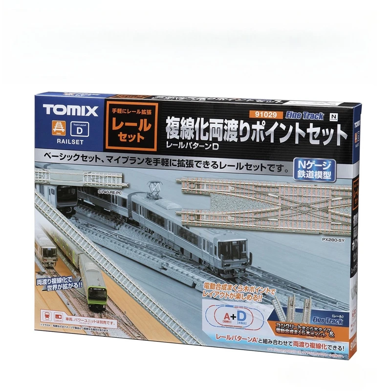 Tomix N Type 1/160 Train Accessories 91029 Track D Set Double