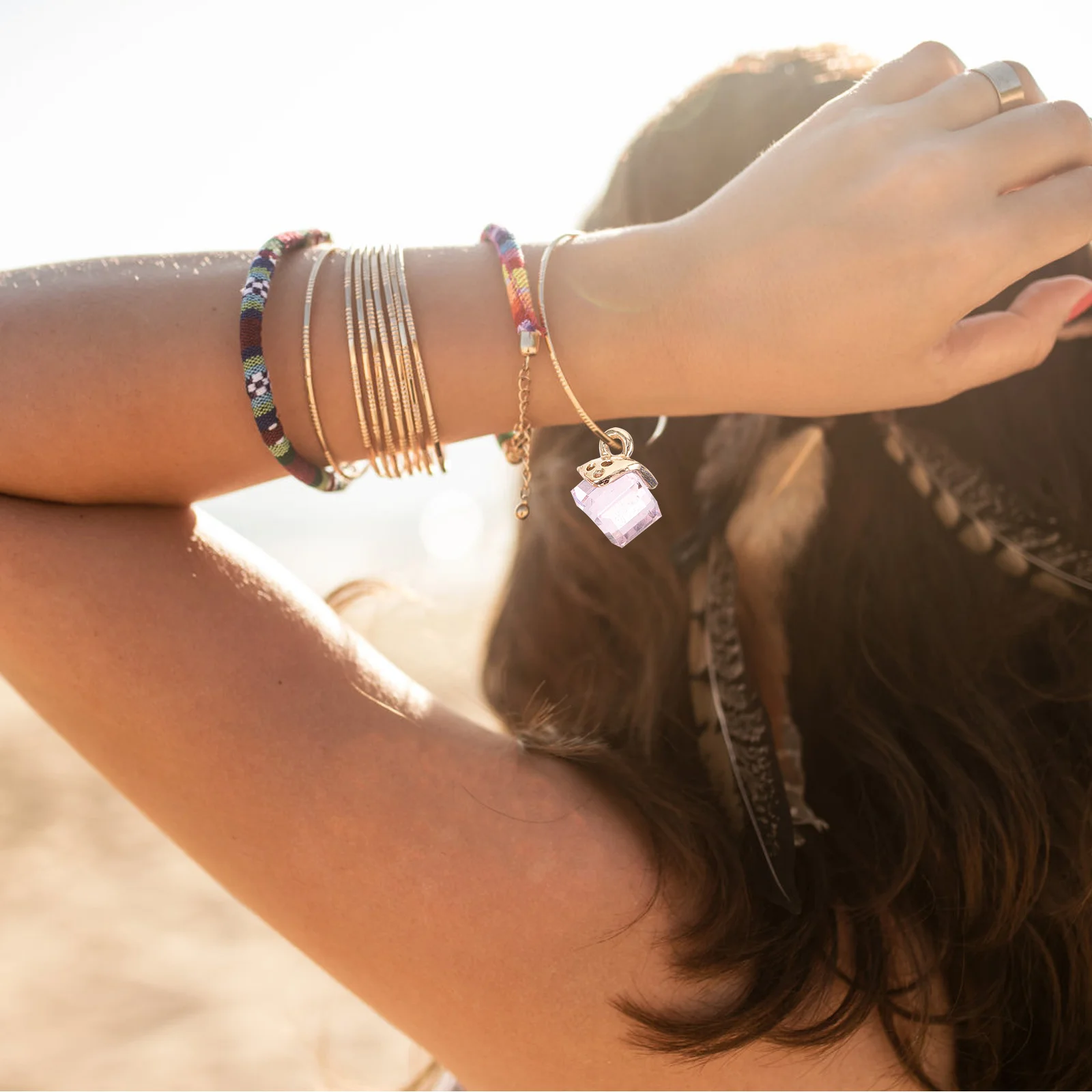 

40pcs Crystal Charms For Jewelry Making Colored Cubic Beads Diy Pendant Supplies Necklace Bracelet Earring Craft Decor Bulk