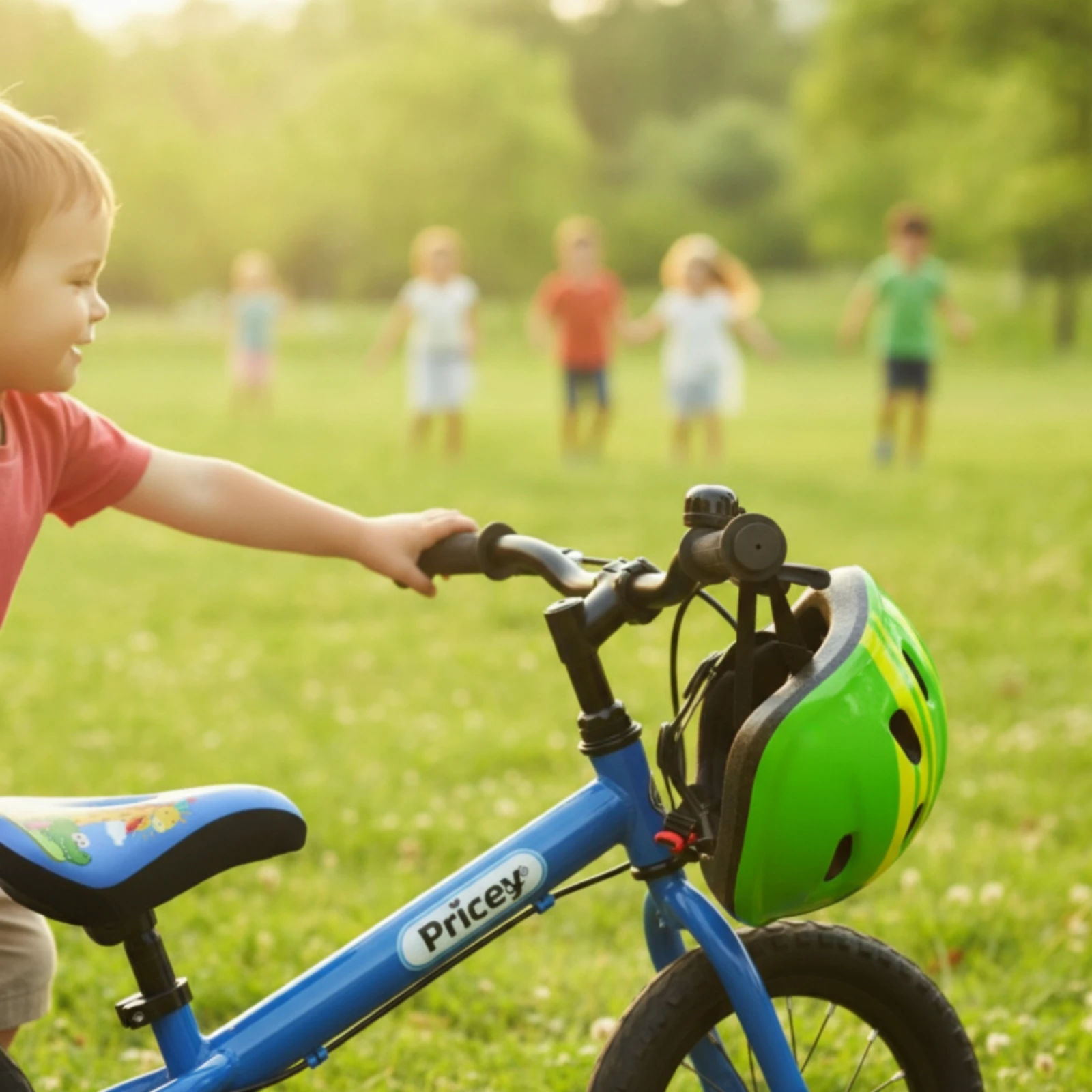 Teardrop Seat Cover Thick Cycle Seat Cover with Cushion Accessory Contoured Padded for Children, Balance Bikes