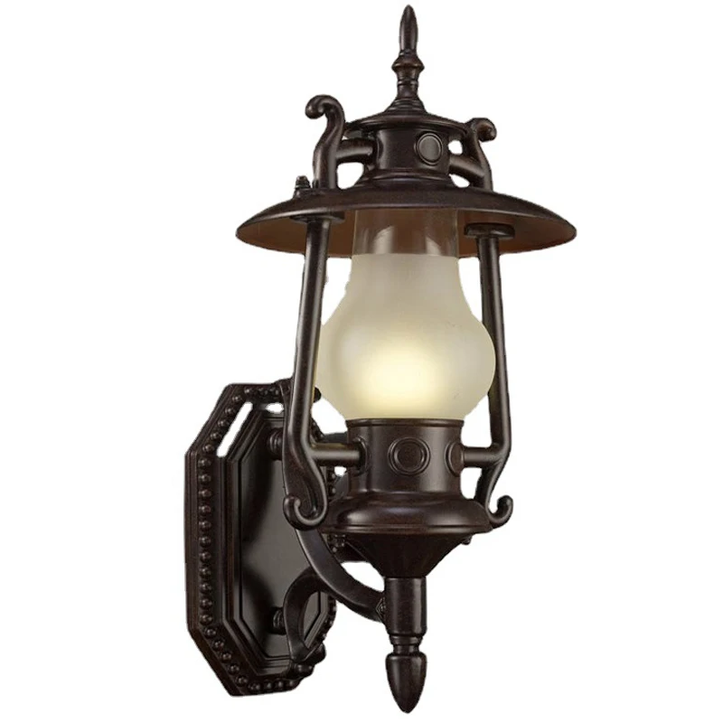 Antique Kerosene Wall Lamp European Style Outdoor Cast Aluminum Waterproof Sconce Light Balcony Aisles Villa Gate Courtyard Lamp image 6